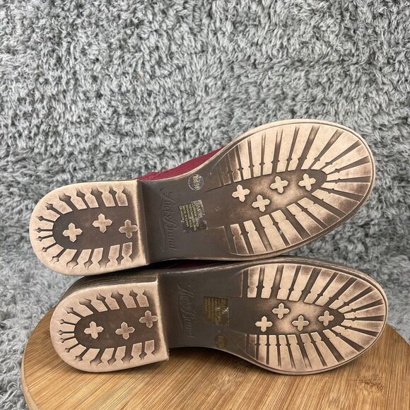 Lucky Brand Leather Ankle Booties Nolan Moto Boots Women's 8 M EU 38 - Picture 7 of 9